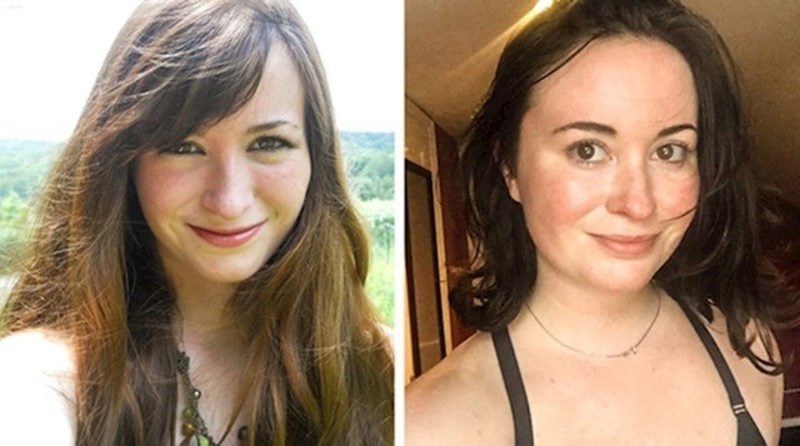 Puno mlađe izgledam s 27 godina (desno) nego sa 17 (lijevo)