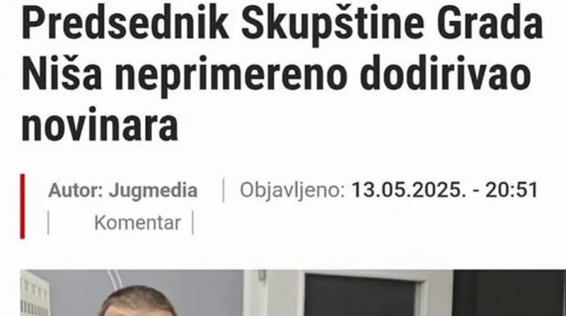 Političar iz Srbije pred kamerama odlučio zlostavljati novinara, nevjerojatno što je napravio