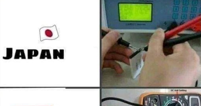 Meme pokazuje kako se testiraju baterije u svijetu, a kako kod nas na Balkanu. Urnebesan je