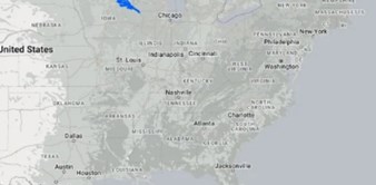 Netko je napravio mapu koja pokazuje kako bi izgledalo kad bi se Hrvatska preselila u SAD