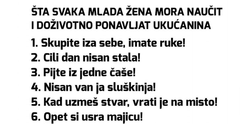 Netko je nabrojao 15 stvari koja svaka prava majka iz Dalmacije svaki dan ponavlja, lista je hit!