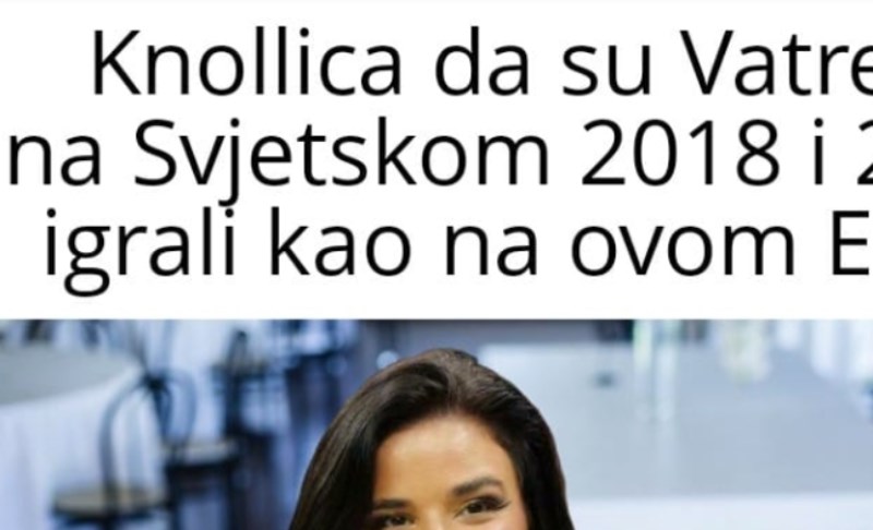 Masovno se dijeli meme o Ivani Knoll i Vatrenima, ljudi umiru od smijeha