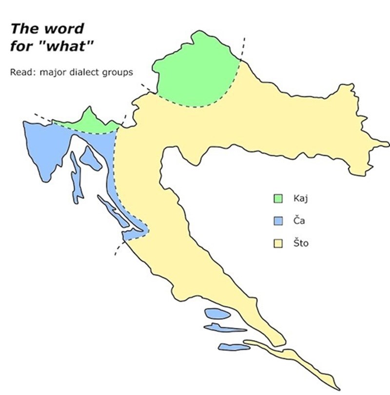 Podjela 7: Kako izgovaraju riječ "Što"