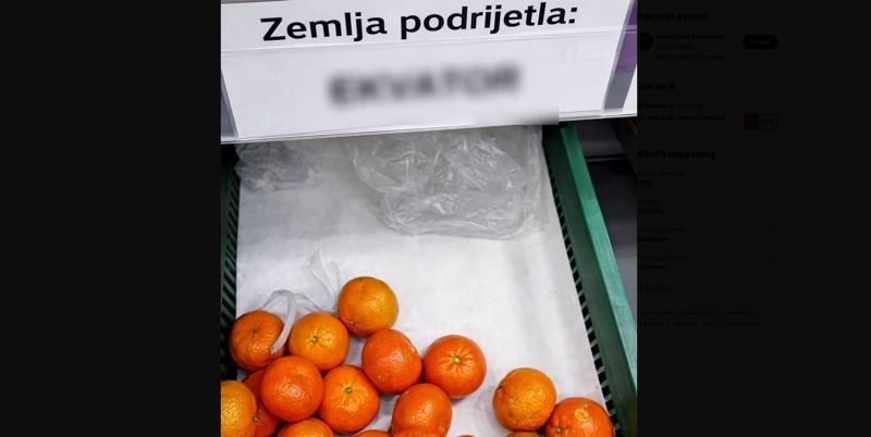 Odvalit ćete od smijeha kad vidite zemlju podrijetla ovih mandarina, ovo je hit!