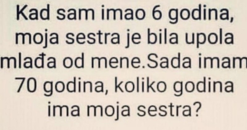 Netko je postavio ovu zagonetku na Facebook, svi umiru od smijeha na prvi komentar