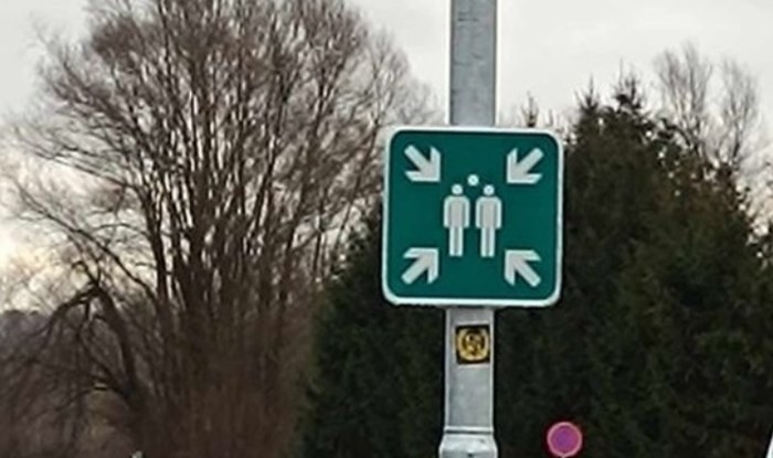 Netko je na odmorištu na autocesti snimio ovaj važan znak, znate li što označava?