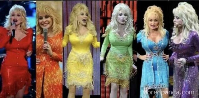Dolly Parton u bojama duge