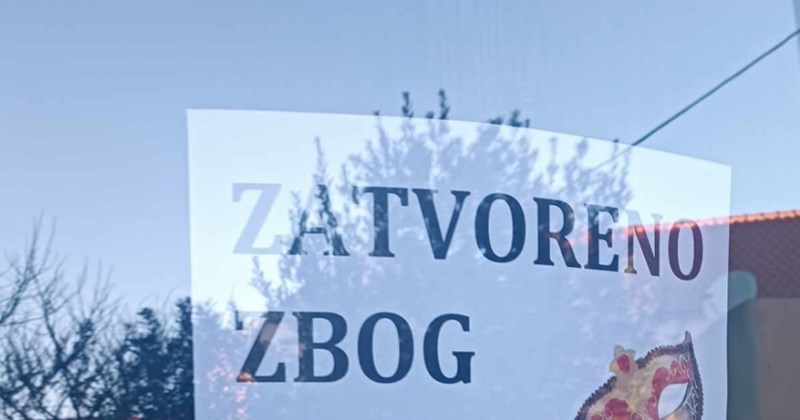 Natpis u Dalmaciji zbunio je internet, morate vidjeti zašto je trgovina zatvorena