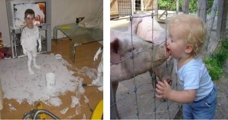 Ako mislite da su vaši klinci nestašni, čekajte da vidite ove male divljake