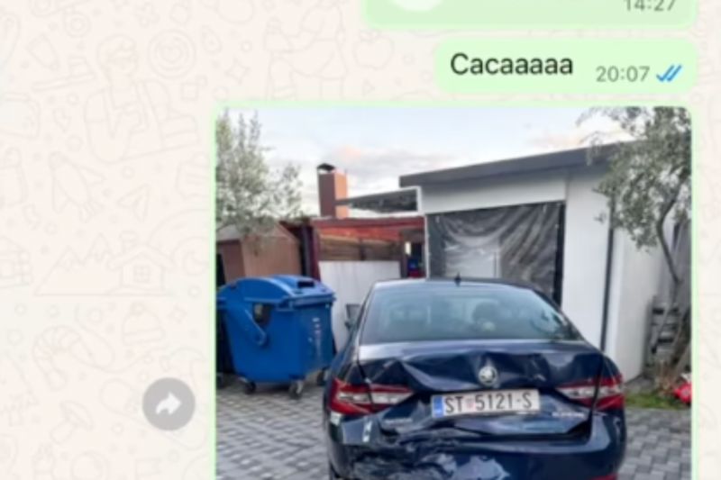 Poslala je tati poruku da mu je netko razbio auto. Morate vidjeti kako je reagirao!
