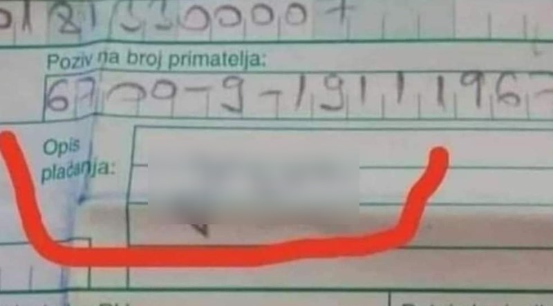 Tip je platio račun uplatnicom, svi su umrli od smijeha kad su vidjeli opis plaćanja