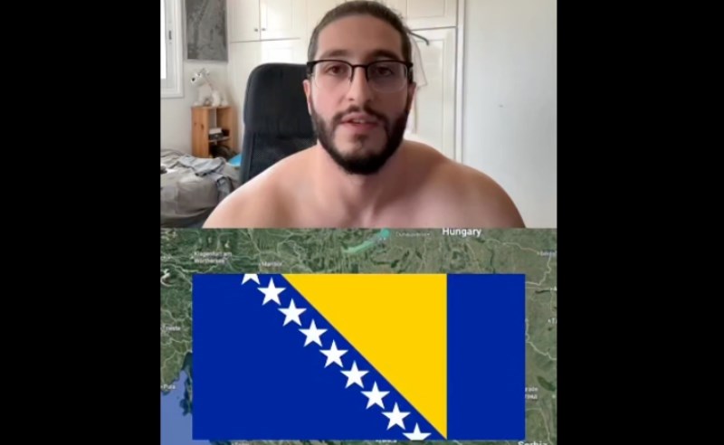 Tip se snimao kako gleda BiH na Google mapi dok ne naiđe ne nešto ružno, snimka je hit!