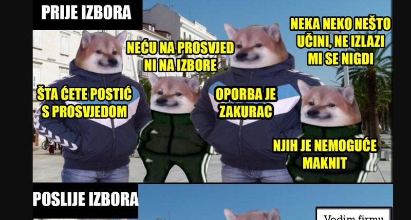 Ovaj odličan meme reći će vam sve što trebate znati o današnjem prosvjedu u Zagrebu