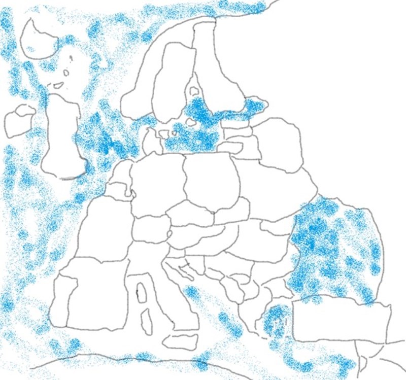 Zanimljiv pokušaj, plavo je more