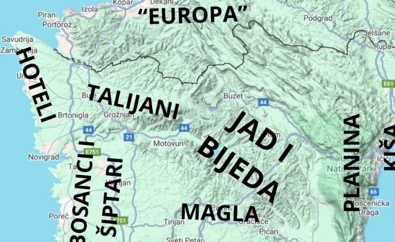 Netko je napravio kartu Istre koja će mnoge razljutiti, pogledajte