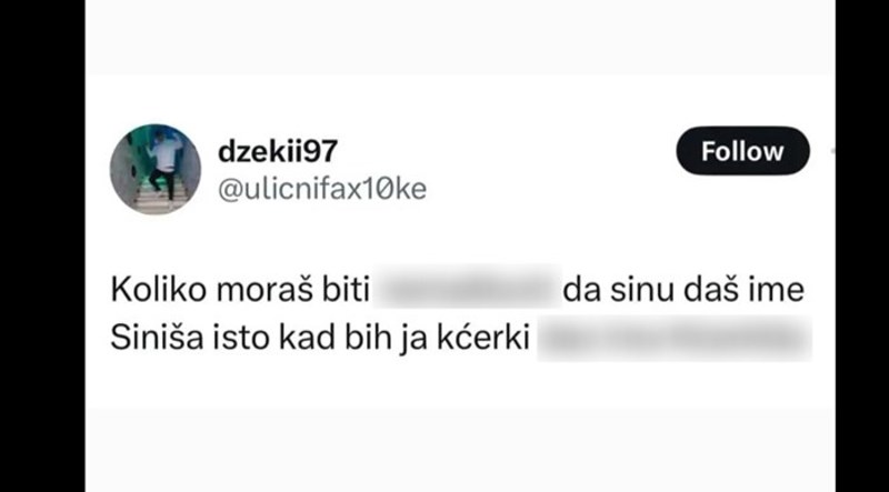 Masovno se dijeli ova fora o ljudima koji sinu daju ime Siniša, odlična je!