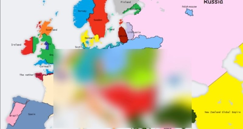 Tip je napravio mapu Europe kojoj je cilj razljutiti što je moguće više ljudi. Genijalna je