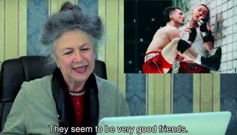 Bakica gleda nastup Velike Britanije i komentira da izgledaju kao baš dobri prijatelji