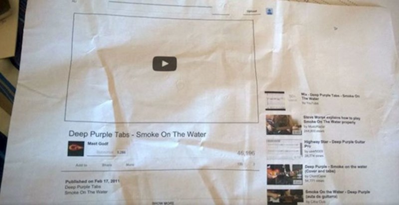 Pokušao je isprintati pjesmu 🤦