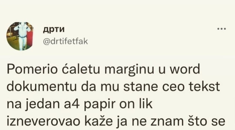 Pomogao je tati pomaknuti tekst u Wordu, čitav Balkan sad umire od smijeha na tatin komentar!