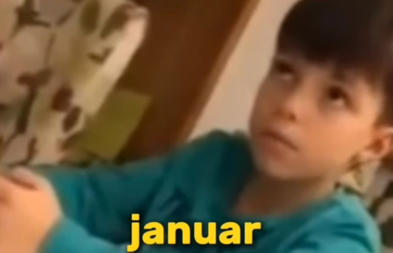 Dječak je trebao nabrojiti sve mjesece u godini, snimka skuplja milijune pregleda