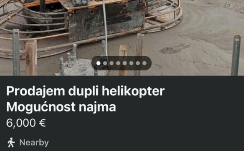 Svašta smo vidjeli na oglasnicima, ali ovo je nova kategorija. Morate vidjeti što čovjek prodaje!