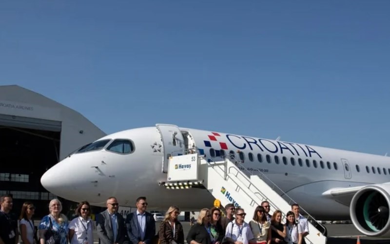 Croatia Airlines kupila je novi zrakoplov, svi komentiraju neobičan detalj s predstavljanja
