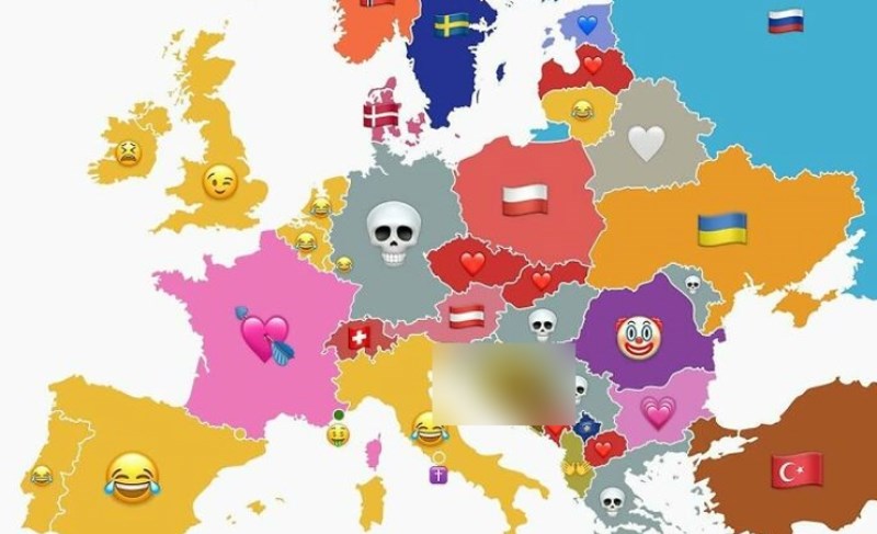 Mapa pokazuje najčešće korišten emoji u svakoj državi, Hrvatska će vas definitivno iznenaditi
