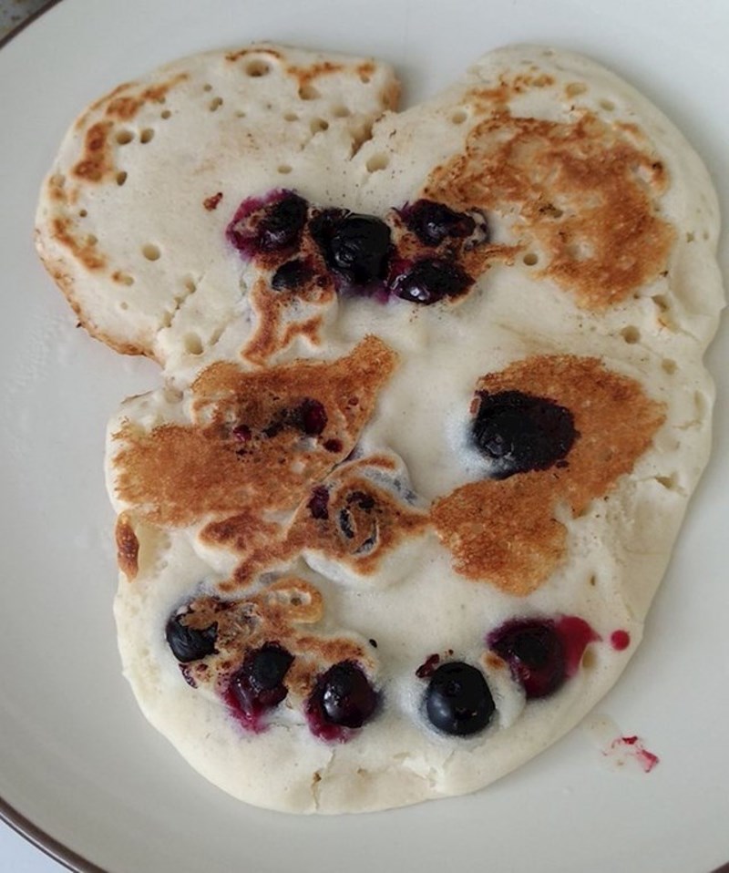 "Ovo je trebala biti palačinka s borovnicama koja izgleda kao Minnie Mouse"