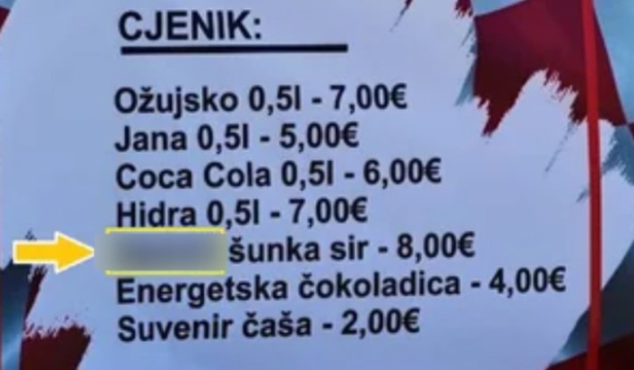 Svi su primijetili isti detalj na cjeniku na Thompsovnovom koncertu, masovno se dijeli fotka