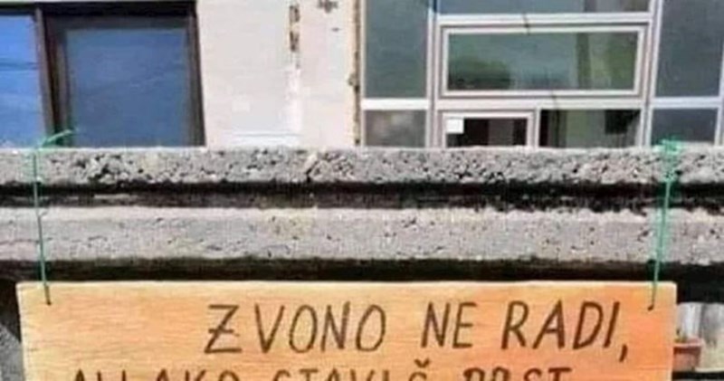 Natpis na ulazu u jedno dvorište nasmijao je regiju do suza, jedan detalj je apsolutni hit