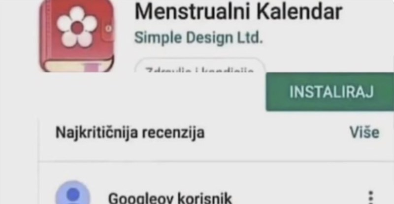 Instalirao je menstrualni kalendar i ostavio urnebesnu recenziju, svi umiru od smijeha