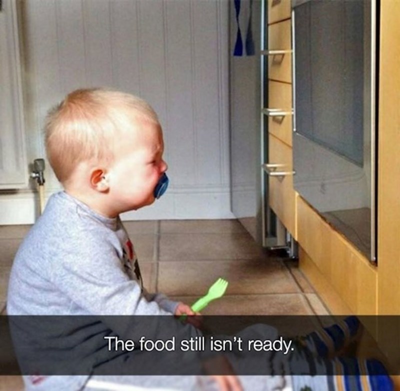 Hrana još nije gotova