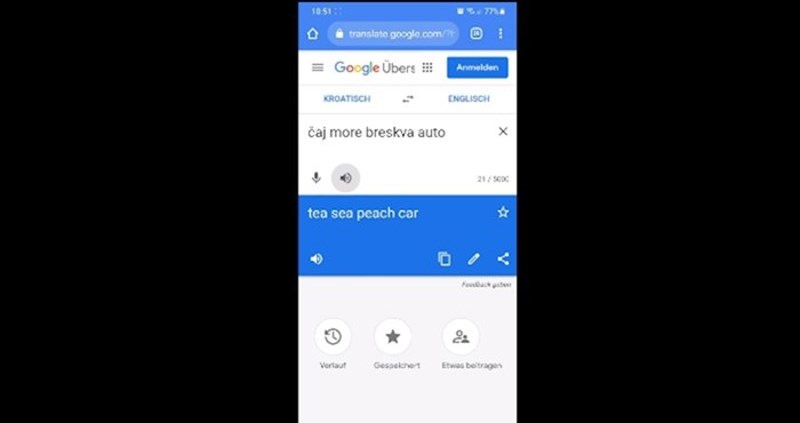 Znate li što se dogodi kad prevedete "čaj more breskva auto" na engleski? Urnebesno je