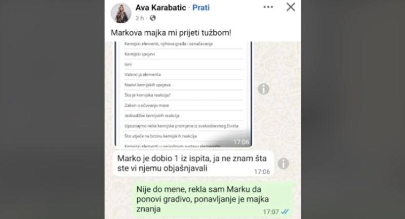 Ava Karabatić sada drži instrukcije djeci. Morate vidjeti zašto je mali Marko dobio jedinicu