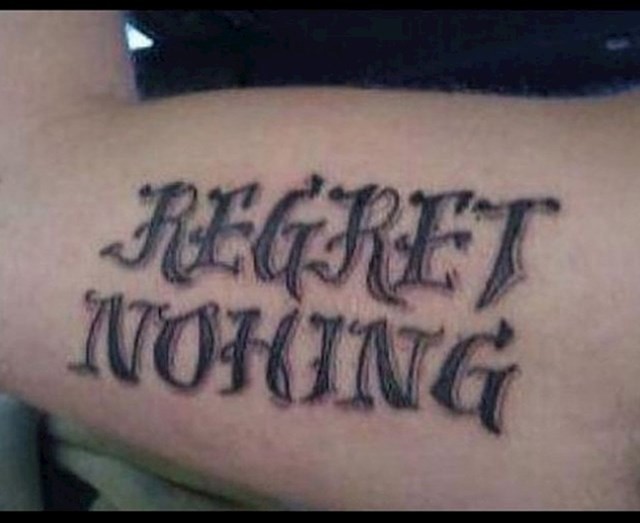 Absolutely nohing!