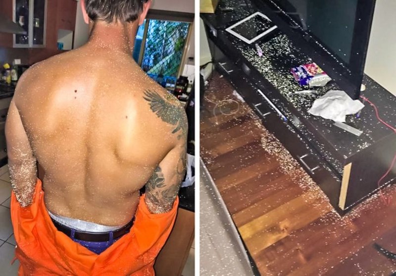 U kući mi se odjednom pojavilo milijun ovih malih čestica