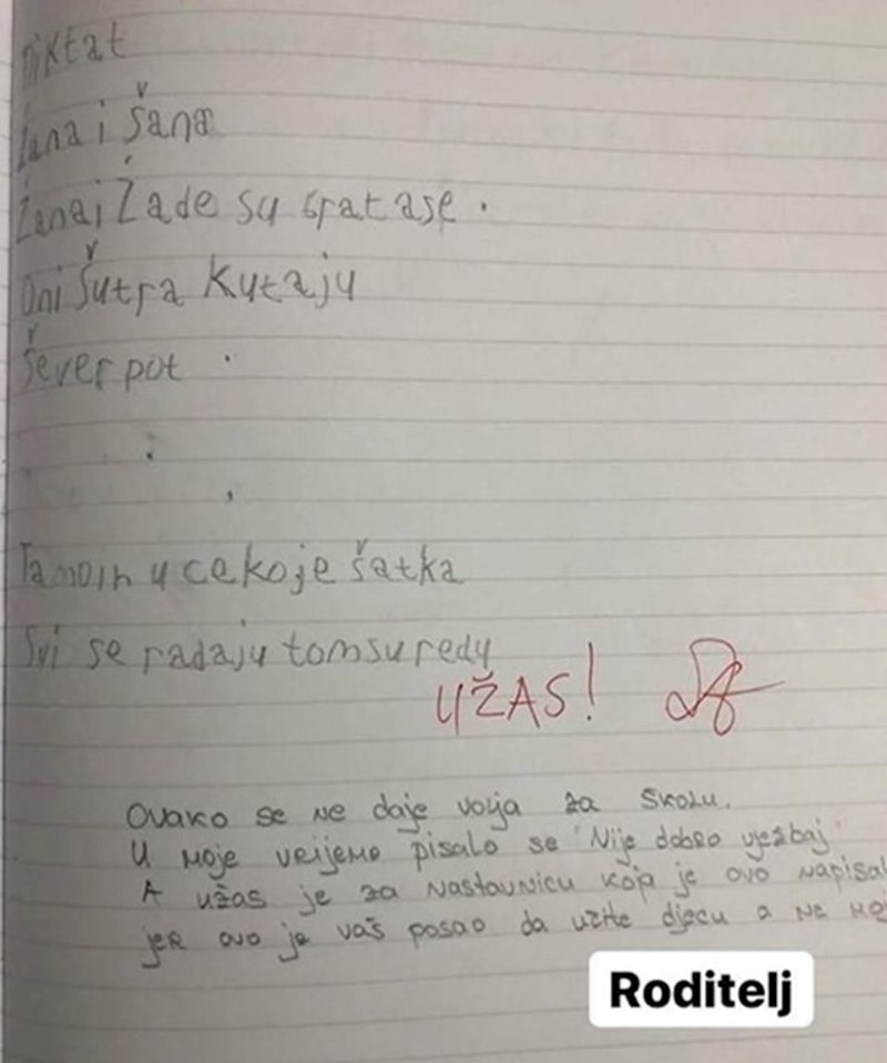 Evo što joj je poručila: