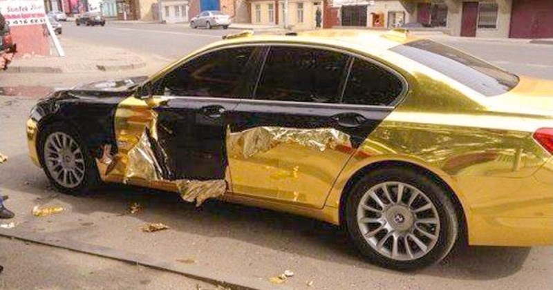 Zlatna folija, otporna na vremenske uvjete :D