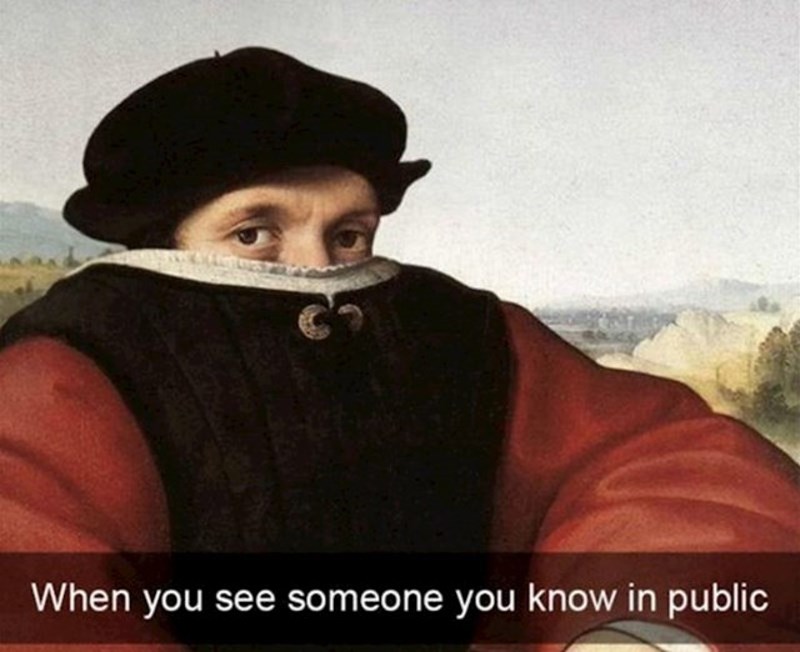 Kad vidiš nekog polupoznatog na ulici