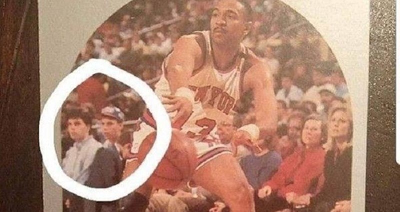 Tko se nalazi u pozadini na staroj NBA sličici? Priča je jeziva