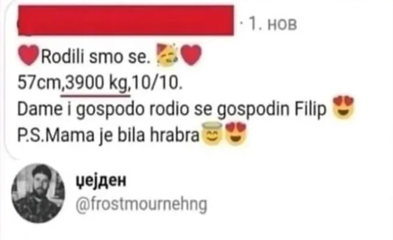 Tata se išao pohvaliti kako je dobio sina, majstor u prvom komentaru je ukrao svu pažnju