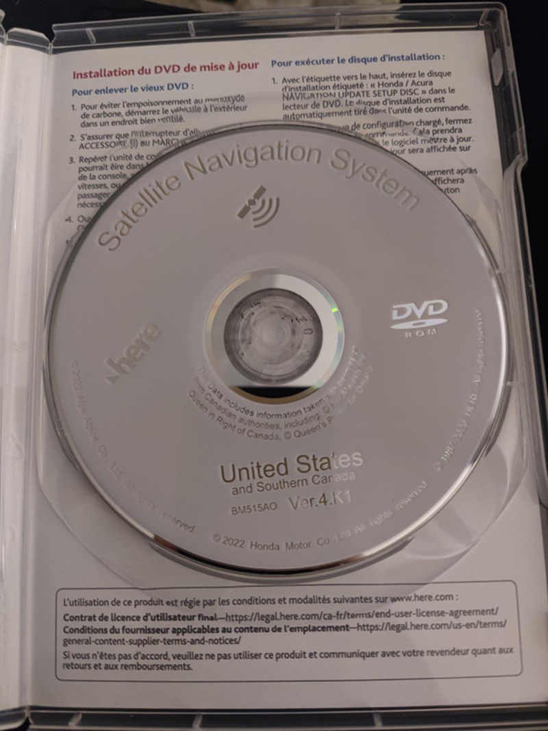 Honda i dalje prodaje navigaciju za stare automobile na CD-u