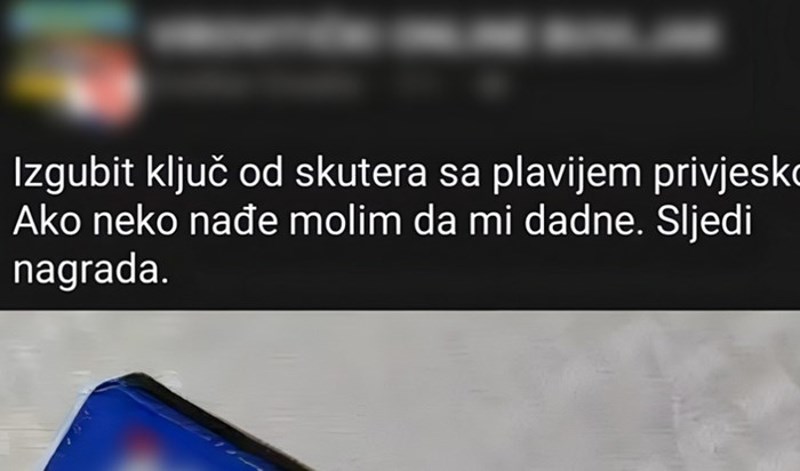 Tip je izgubio ključ od skutera, čitav internet umire od smijeha zbog fotke privjeska