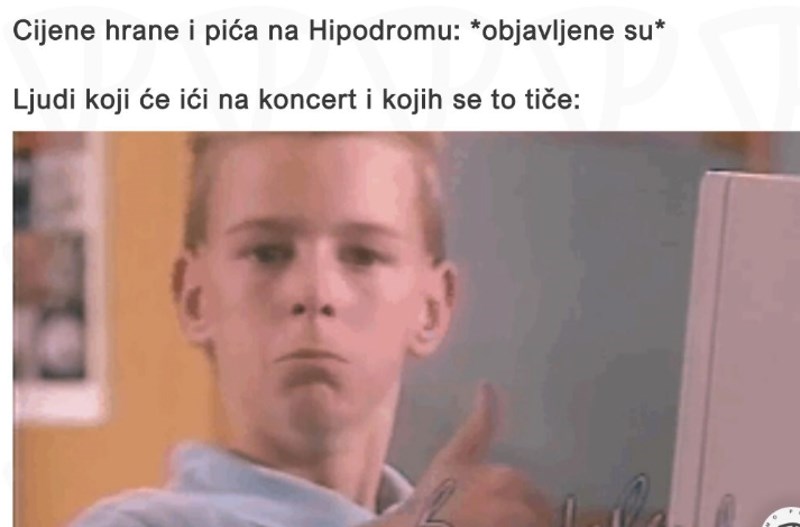 Masovno se dijeli ova fora o cijenama hrane i pića na Thompsonovu koncertu, hit je!