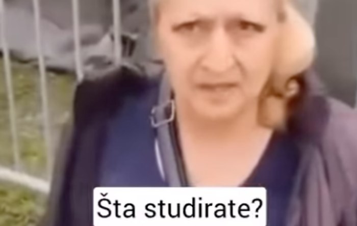 "Prosvjednica" iz Beograda je glumila da je studentica, morate čuti što studira