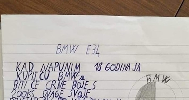 Učenik je napisao uznemirujuću pjesmicu i otkrio čime se planira baviti kad bude punoljetan