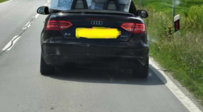 Scena s ceste kraj Požege je pravi hit, morate vidjeti što je prevozio tip u Audiju