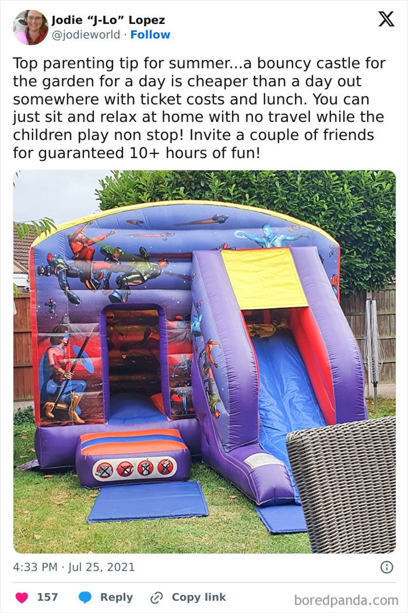 Ako iznajmite dvorac na napuhavanje dugoročno, vjerojatno ste uštedjeli novac