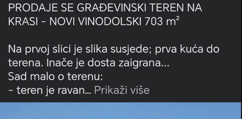 Tip je oglasio prodaju zemljišta na moru, morate vidjeti sliku susjede koju je stavio